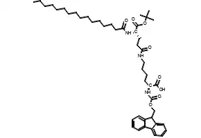 Fmoc-Lys(Pal-Glu-OtBu)-OH CAS 1491158-62-3