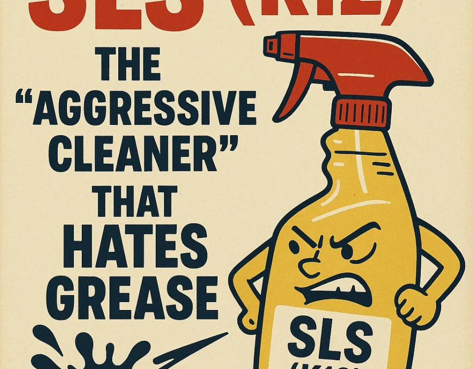 SLS (K12): The "Aggressive Cleaner" That Hates Grease