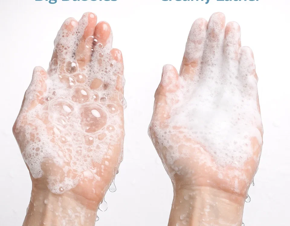 Foam Quality – Big Bubbles vs. Creamy Lather