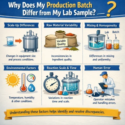 Why Does My Production Batch Differ from My Lab Sample?
