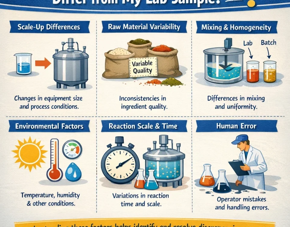 Why Does My Production Batch Differ from My Lab Sample?